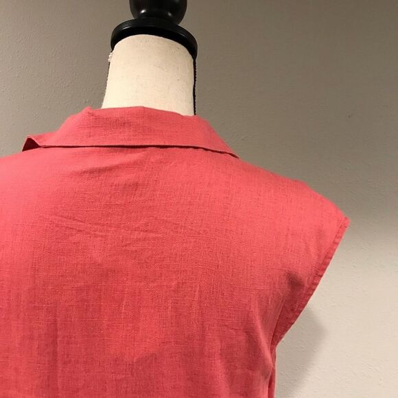 MAKE AN OFFER;) Pink linen romper - Picture 9 of 12